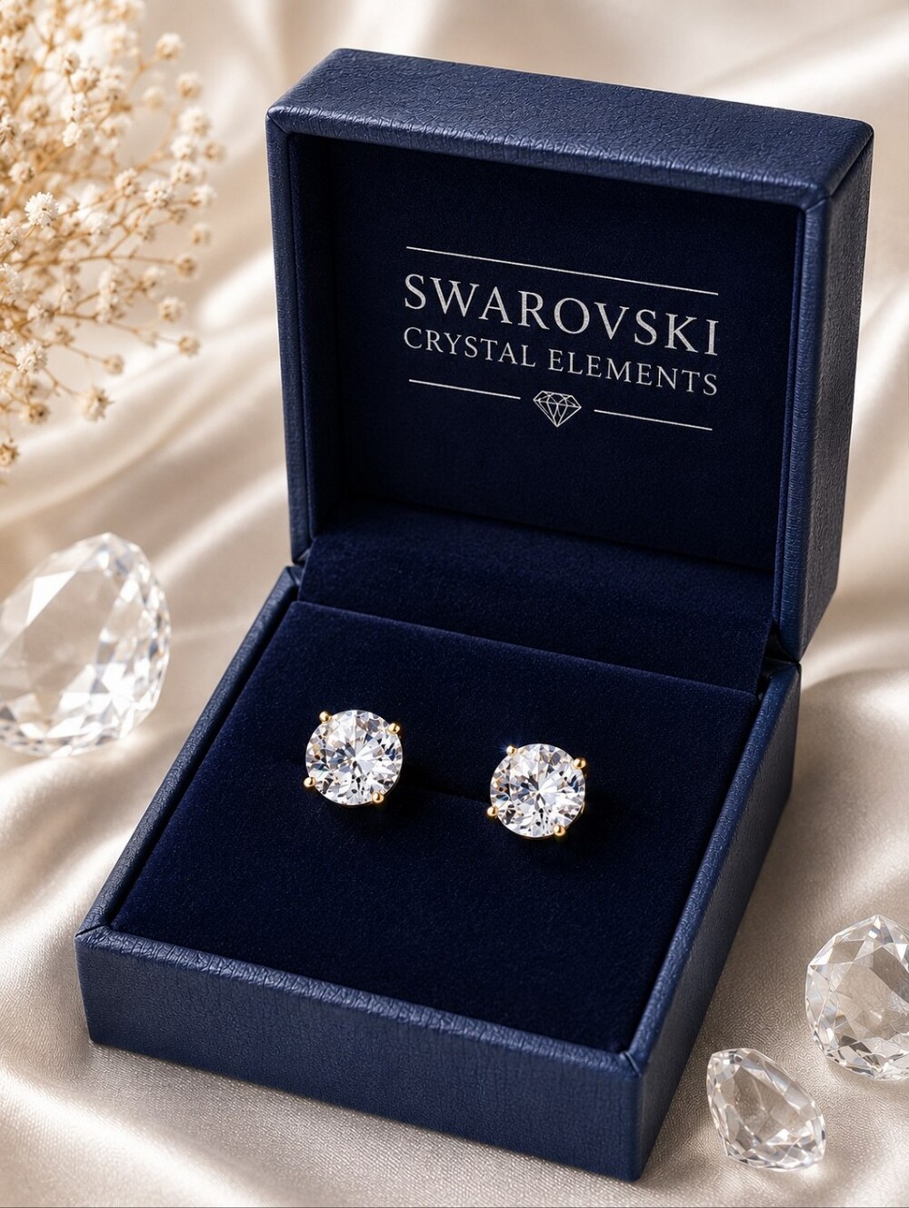 Earrings with Swarovski Crystals Elements